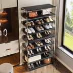 Lantine 63 8-Tier Acrylic Shoe Rack for 24-32 Pairs