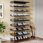 Lantine 63 8-Tier Acrylic Shoe Rack for 24-32 Pairs