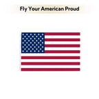 Yescom 8 Ft Sectional Indoor Flag Pole Kit Base Eagle Finial Aluminum 3x5 Ft US Flag Silver