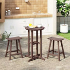 WestinTrends Malibu All Weather HDPE Outdoor Patio Counter Height Bistro Set (3-Piece)