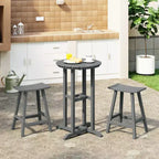 WestinTrends Malibu All Weather HDPE Outdoor Patio Counter Height Bistro Set (3-Piece)
