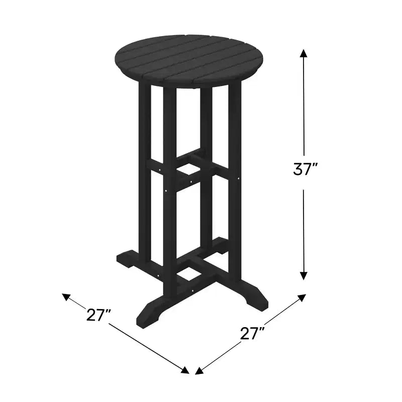 WestinTrends Malibu All Weather HDPE Outdoor Patio Counter Height Bistro Set (3-Piece)