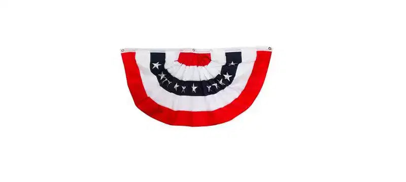 Briarwood Lane 4th of July Patriotic Bunting 48 X 24 (Set of 3 1x1 Bundle
