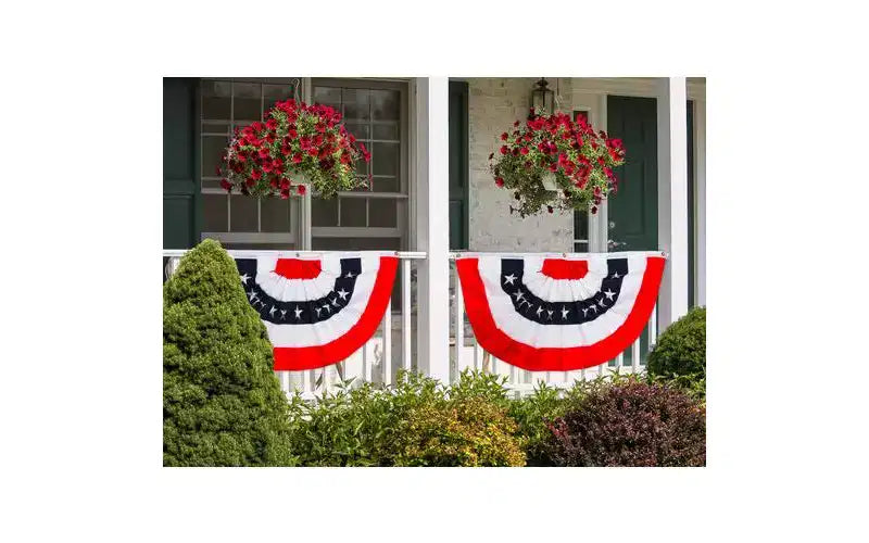 Briarwood Lane 4th of July Patriotic Bunting 48 X 24 (Set of 3 1x1 Bundle