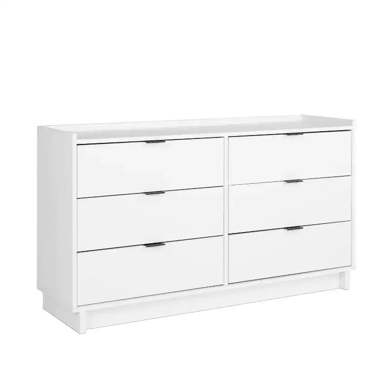 Prepac 52.5" Wide Simply Modern 6 Drawer Dresser