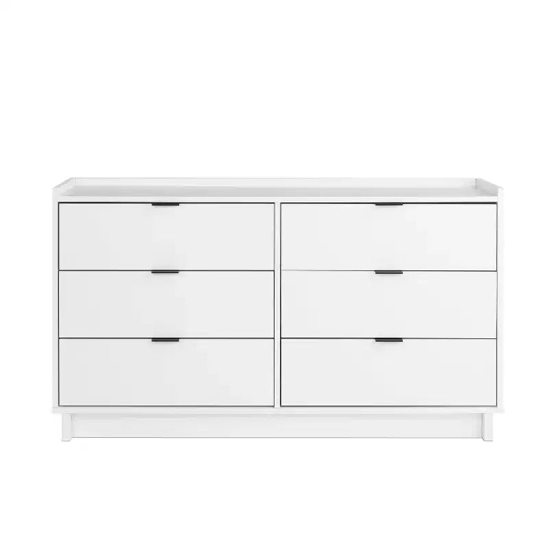Prepac 52.5" Wide Simply Modern 6 Drawer Dresser