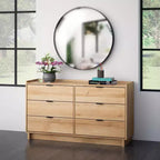 Prepac 52.5" Wide Simply Modern 6 Drawer Dresser