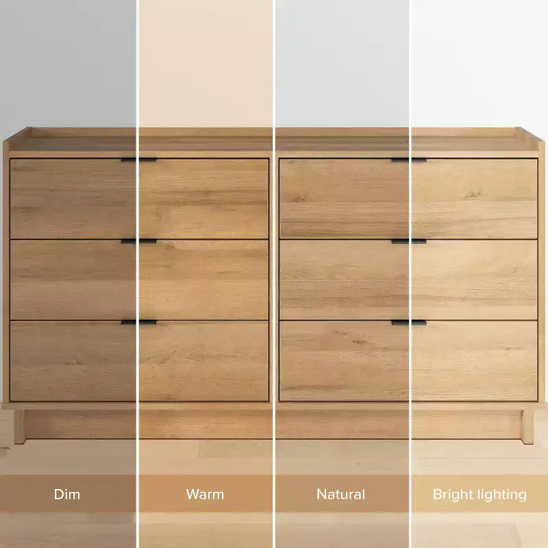 Prepac 52.5" Wide Simply Modern 6 Drawer Dresser