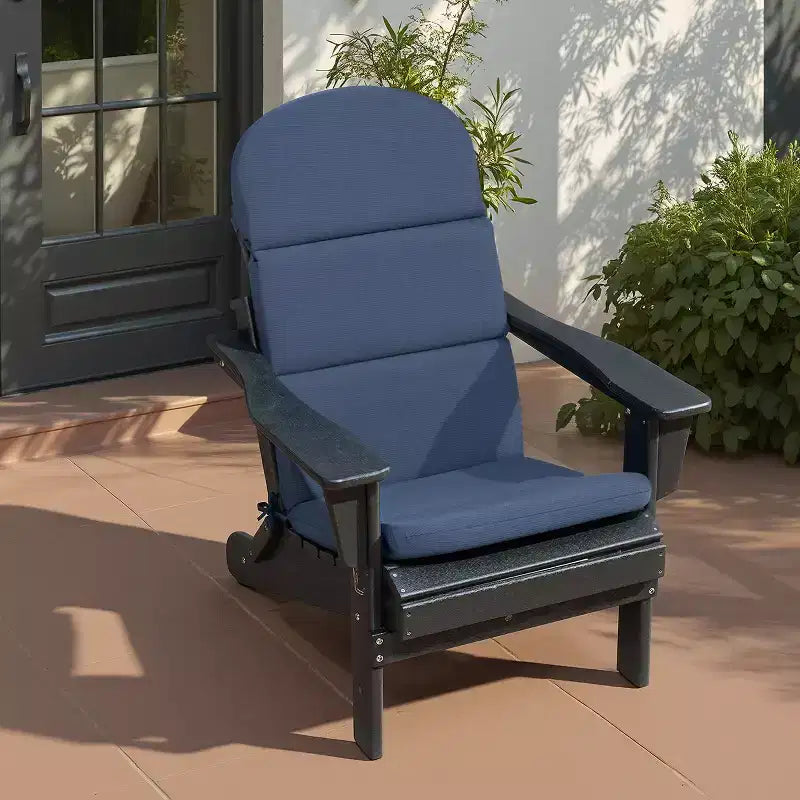 Crestlive Products Adirondack Chair Cushion High Back Patio Water Resistant Fade Resistant