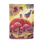 Evergreen Flag Autumn Light Fall Garden Flag, Welcome Garden Flags 12x18 Double Sided, Outside