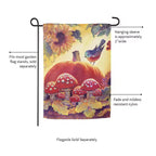 Evergreen Flag Autumn Light Fall Garden Flag, Welcome Garden Flags 12x18 Double Sided, Outside