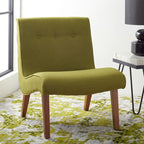 SAFAVIEH Sibille Mid-Century Forest Green Chair - 25.2 x 29.9 x 30.7 - 25Wx30Dx31H