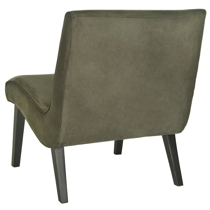 SAFAVIEH Sibille Mid-Century Forest Green Chair - 25.2 x 29.9 x 30.7 - 25Wx30Dx31H