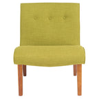 SAFAVIEH Sibille Mid-Century Forest Green Chair - 25.2 x 29.9 x 30.7 - 25Wx30Dx31H