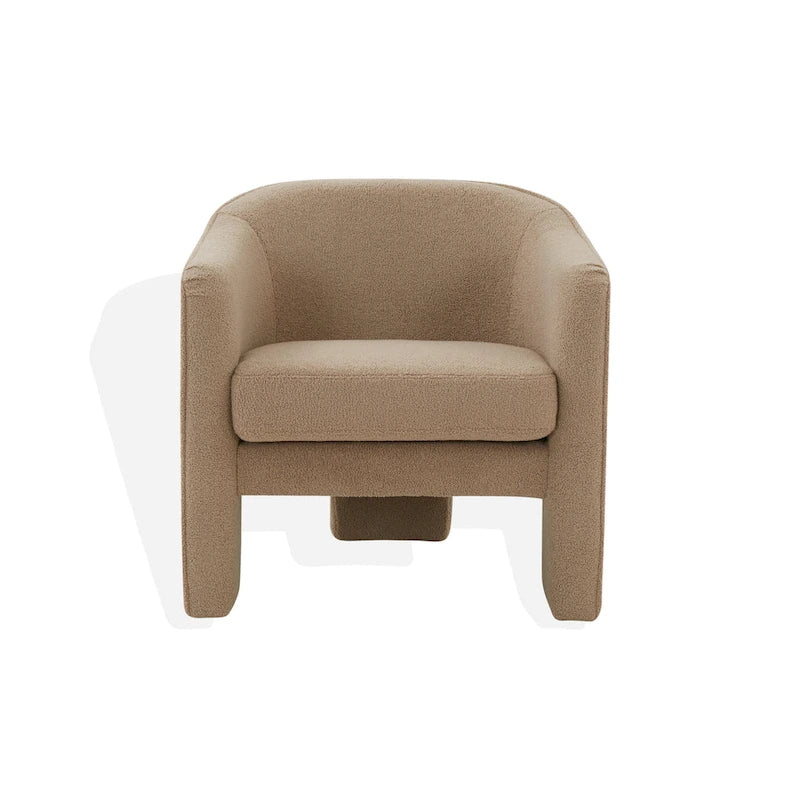 SAFAVIEH Couture Evchen Velvet Accent Chair - 30 W x 28 L x 30 H - 30Wx28Dx30H