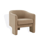 SAFAVIEH Couture Evchen Velvet Accent Chair - 30 W x 28 L x 30 H - 30Wx28Dx30H