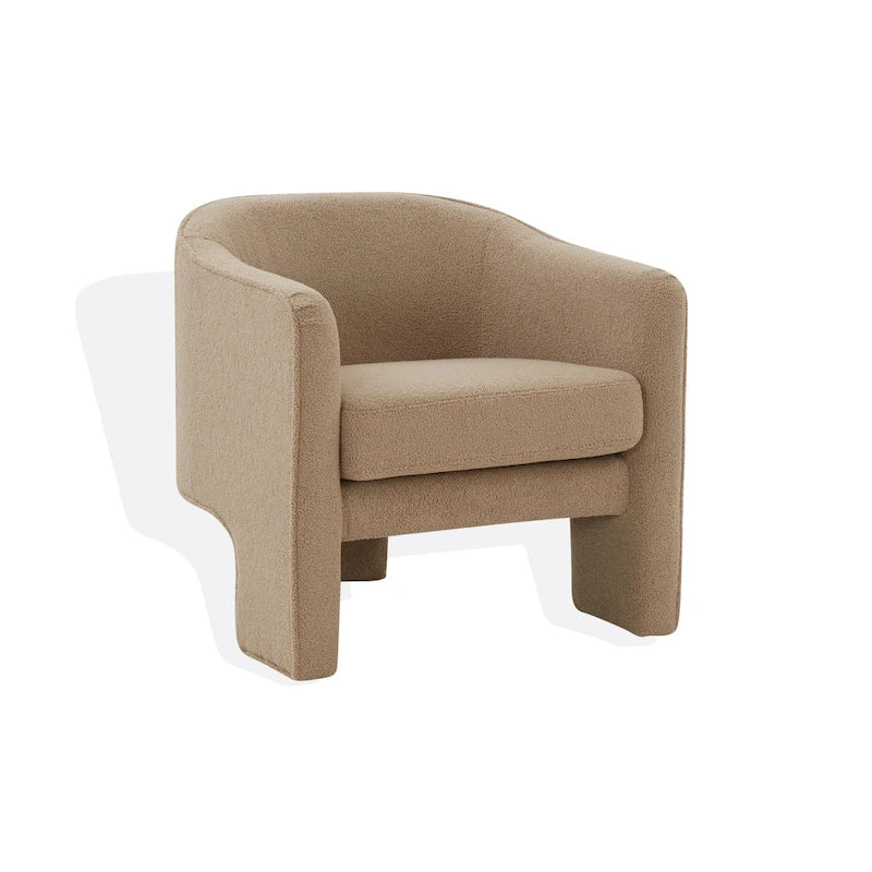 SAFAVIEH Couture Evchen Velvet Accent Chair - 30 W x 28 L x 30 H - 30Wx28Dx30H