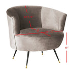 SAFAVIEH Juliann Mid-Century Modern Retro Club Chair - 32 x 33 x 31.5 - 32Wx33Dx32H