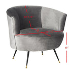 SAFAVIEH Juliann Mid-Century Modern Retro Club Chair - 32 x 33 x 31.5 - 32Wx33Dx32H