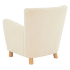 SAFAVIEH Couture Zornitza Faux Shearling Accent Chair - 31 In W x 27 In D x 33 In H - 31Wx27Dx33H