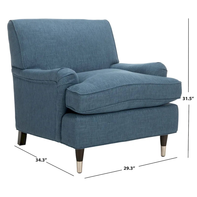 SAFAVIEH Nurhayat Club Chair - 29Wx34Dx32H