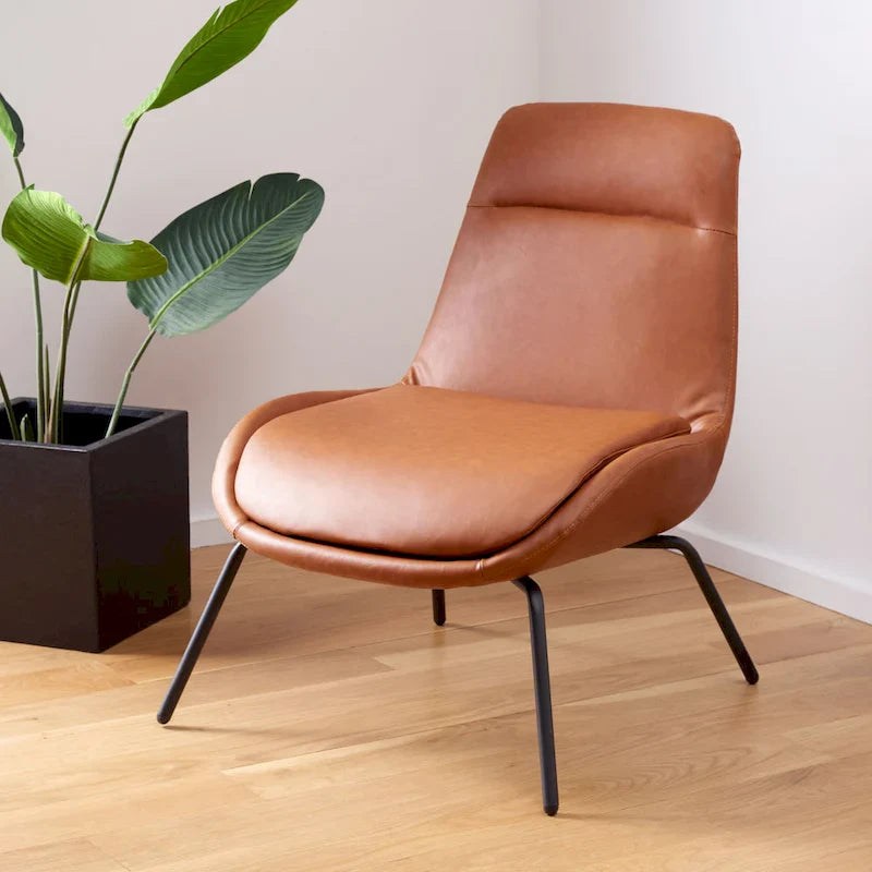 SAFAVIEH Emilia Accent Chair - 24 W x 28 D x 32 H - 24Wx28Dx32H