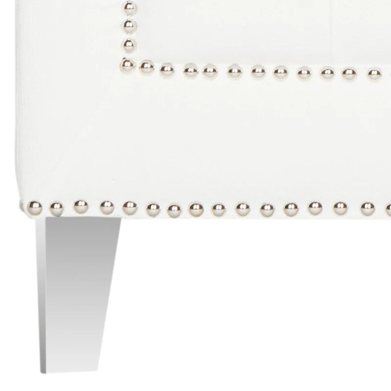SAFAVIEH Kamilah White/ Clear Club Chair - 31.9 x 33.9 x 29.9 - 32Wx34Dx30H