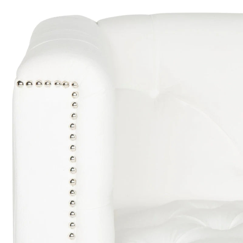 SAFAVIEH Kamilah White/ Clear Club Chair - 31.9 x 33.9 x 29.9 - 32Wx34Dx30H