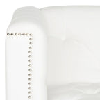 SAFAVIEH Kamilah White/ Clear Club Chair - 31.9 x 33.9 x 29.9 - 32Wx34Dx30H