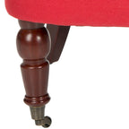 SAFAVIEH Shanell Natural Cream Tufted Chair - 26.4 x 24.2 x 27