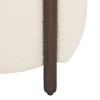 SAFAVIEH Couture Yauheniya Barrel Back Accent Chair - 38 In. W x 34 In. D x 28 In. H - 38Wx34Dx28H