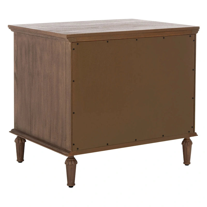 SAFAVIEH Couture Firyal 3-Drawer Wood Nightstand