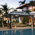 EROMMY Aluminum Patio Gazebo