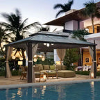 EROMMY Aluminum Patio Gazebo