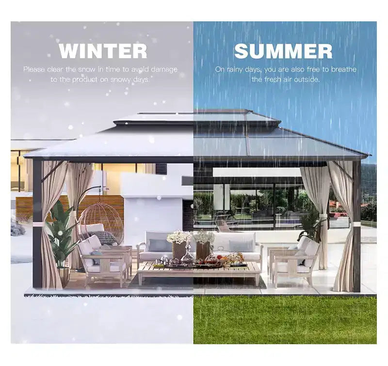 EROMMY Aluminum Patio Gazebo