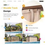 EROMMY Aluminum Patio Gazebo