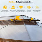 EROMMY Aluminum Patio Gazebo