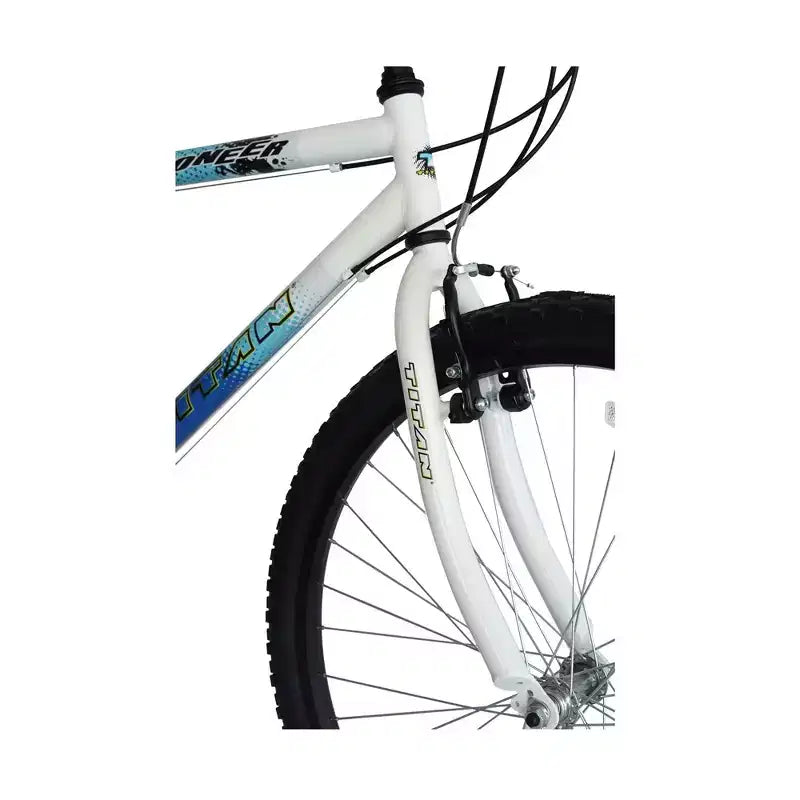 Titan Bikes Pioneer 12-Speed Men's Mountain Bike, Blue