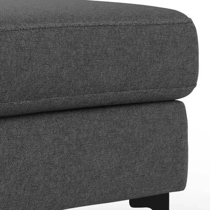 WyndenHall Lana Mid-Century Ottoman Performance Fabric