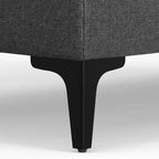 WyndenHall Lana Mid-Century Ottoman Performance Fabric