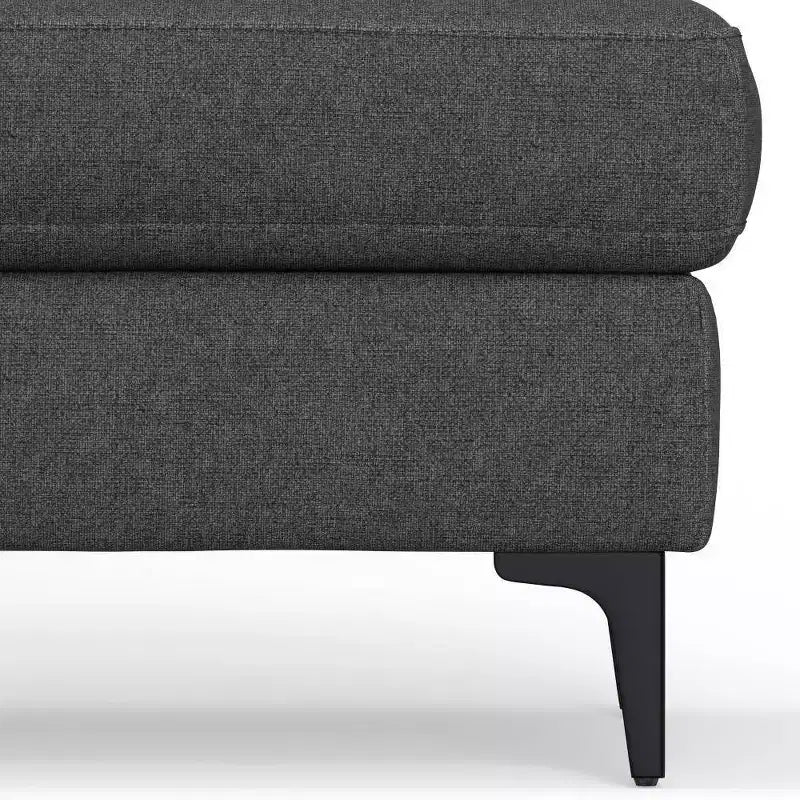 WyndenHall Lana Mid-Century Ottoman Performance Fabric