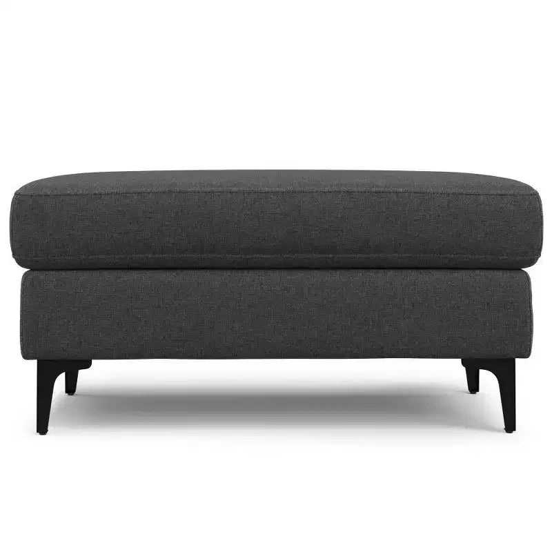 WyndenHall Lana Mid-Century Ottoman Performance Fabric