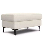 WyndenHall Lana Mid-Century Ottoman Performance Fabric