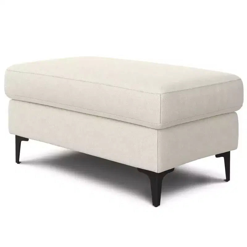 WyndenHall Lana Mid-Century Ottoman Performance Fabric