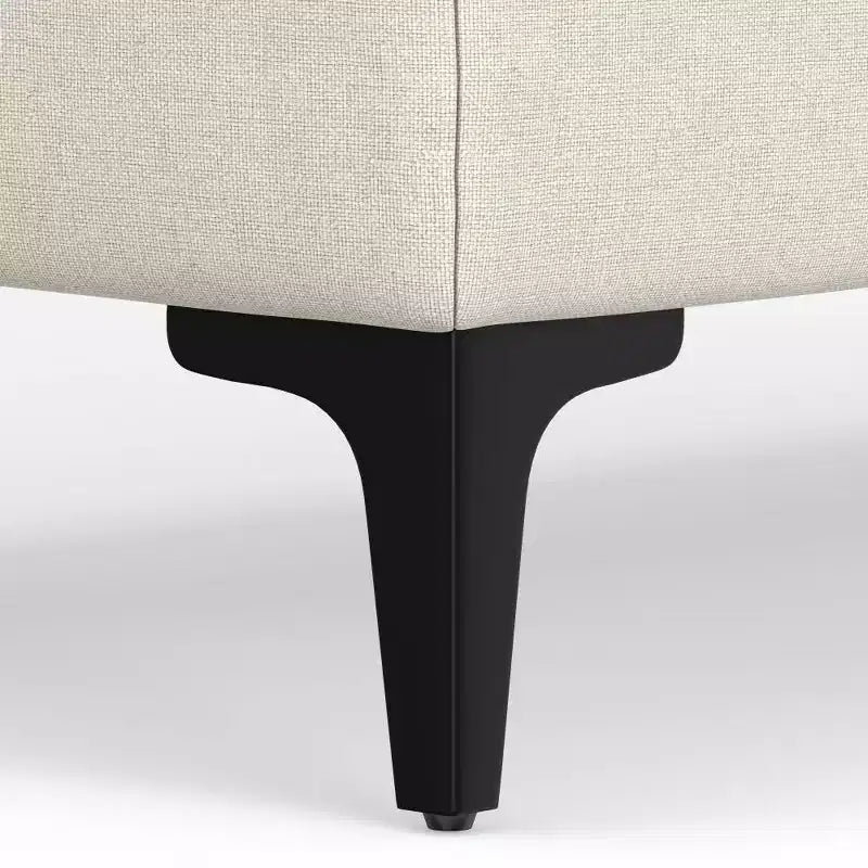 WyndenHall Lana Mid-Century Ottoman Performance Fabric