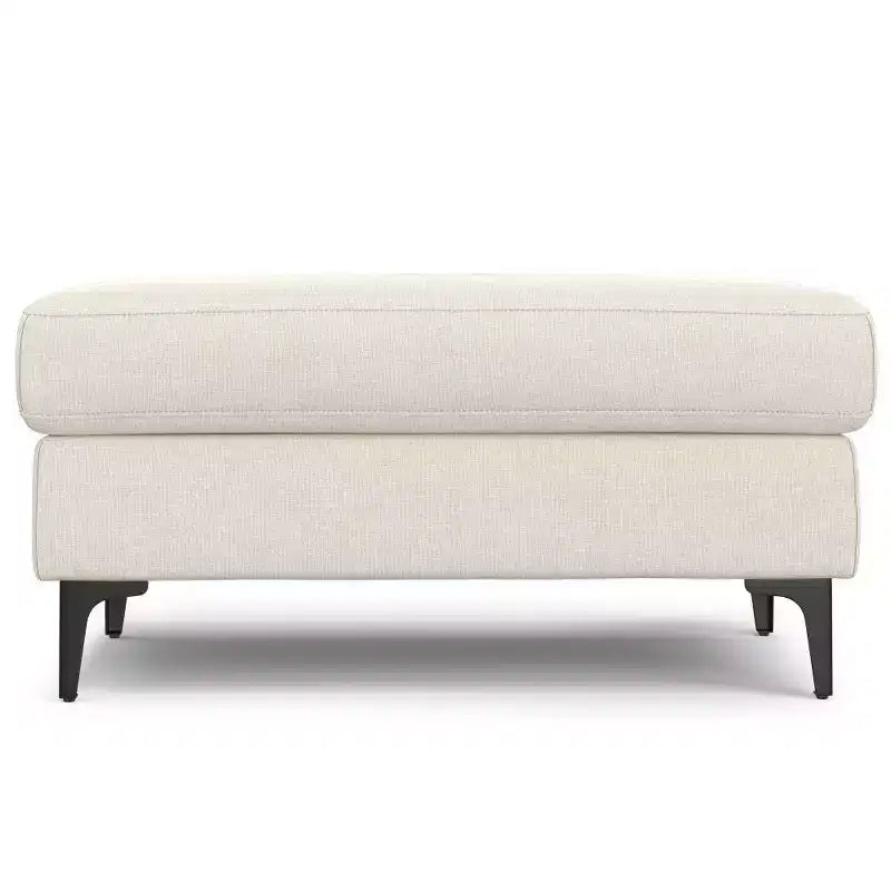 WyndenHall Lana Mid-Century Ottoman Performance Fabric