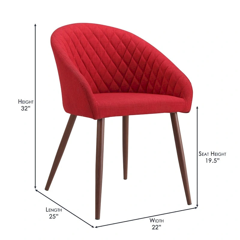 Carson Carrington Mysen 2-piece Upholstered Dining Chairs Set