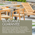 Nordic Teak Dark Shower and Bath Twisted Stool - Dark Brown