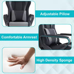 FDW Office Chair Gaming Chair Desk Chair Executive Chair with Lumbar Support Adjustable Stool Swivel Rolling Computer Chair