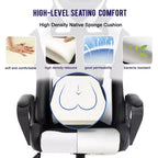 FDW Office Chair Gaming Chair Desk Chair Executive Chair with Lumbar Support Adjustable Stool Swivel Rolling Computer Chair